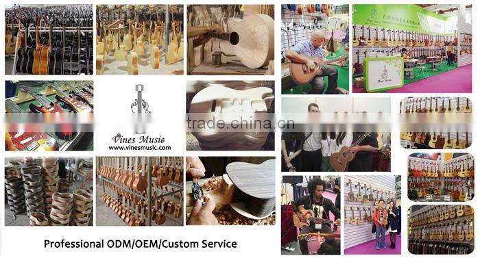 Solid cedar acoustic guitar factory price cutaway acoustic guitar (W-T3S-41A)
