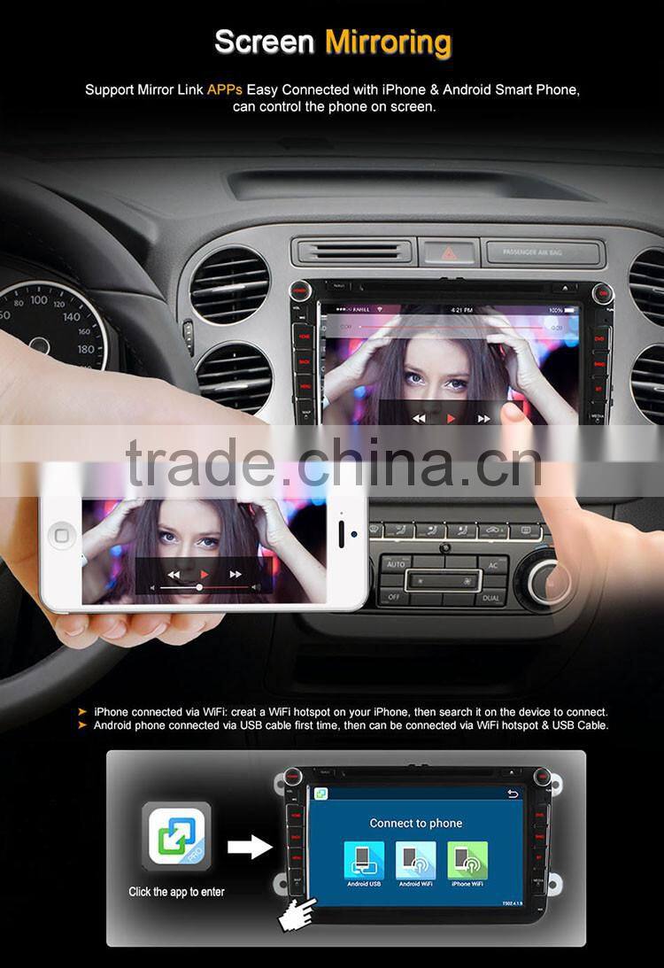 Ownice car Stereo for VW Volkswagen with mp3 player gps audio rds bluetooth multimedia car radio DAB