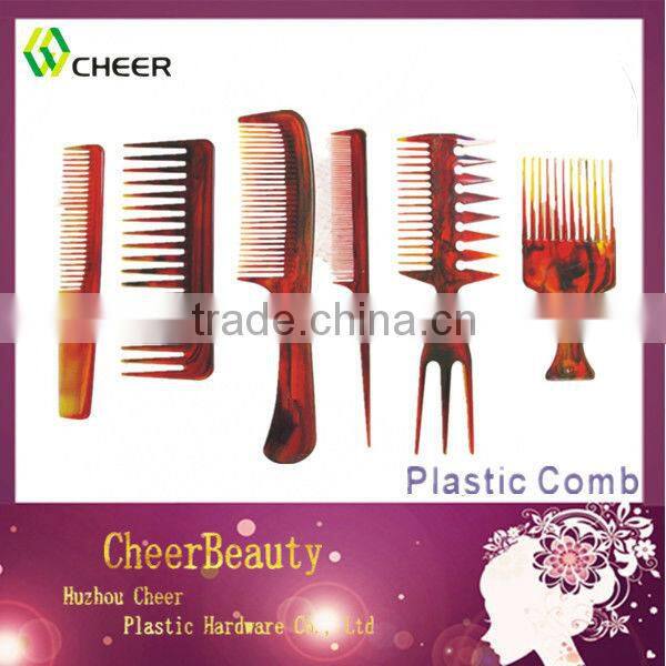 Colored plastic hair comb PC040/comb set /hair combs wholesalers