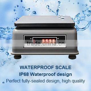 easy read double side LED display Waterproof Scale for seafood