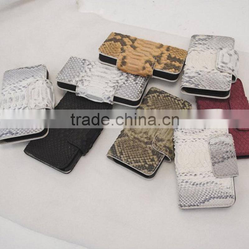 Customize design python leather mobile phone case for iphone