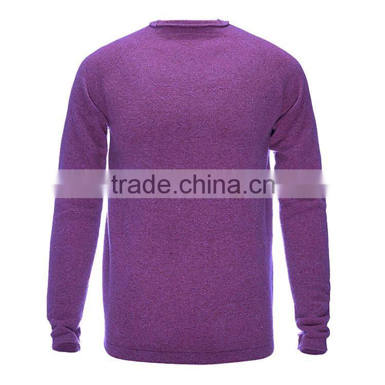 casual cashmere knitting collar sweater