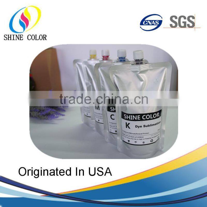Dye Sublimation Ink for Epson/Mimaki/Roland Printers Vivid Color