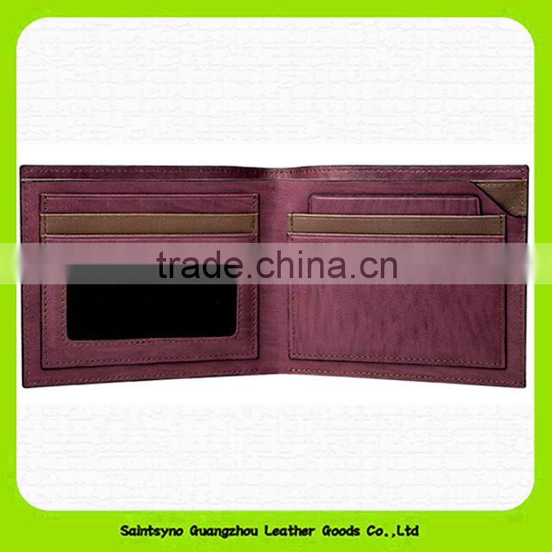 15640 Factory fashion short wallet leather rfid blocking men wallet