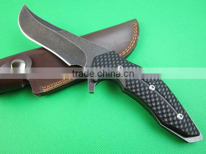 OEM outdoor combat knife with G10 handle