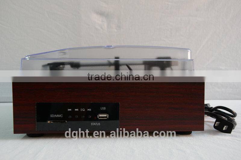 whole sale SDcard MP3 wooden retro antique gramophone