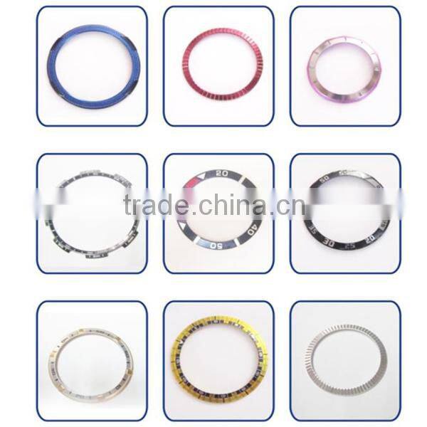 Custom made watch case parts by cnc milling machining from stainless steel 304 316