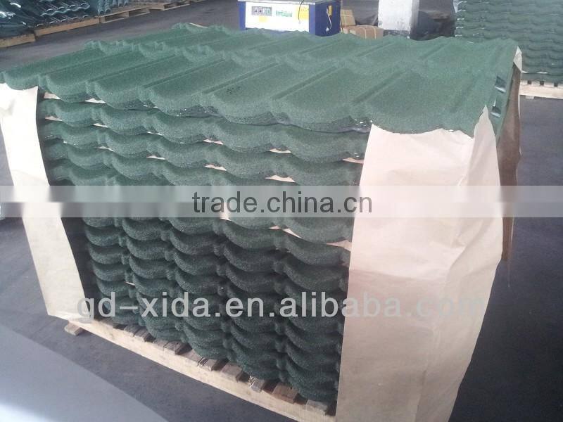 Classic Modern Lightweight Colorful Stone Coated Metal Roofing Tiles Supplier