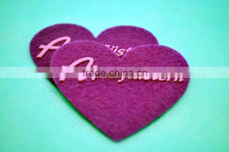 Soft washable PVC customized rubber label