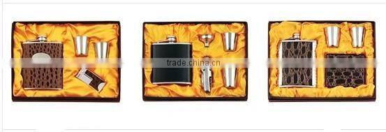 6oz water-tranfer printing stainless steel hip flask