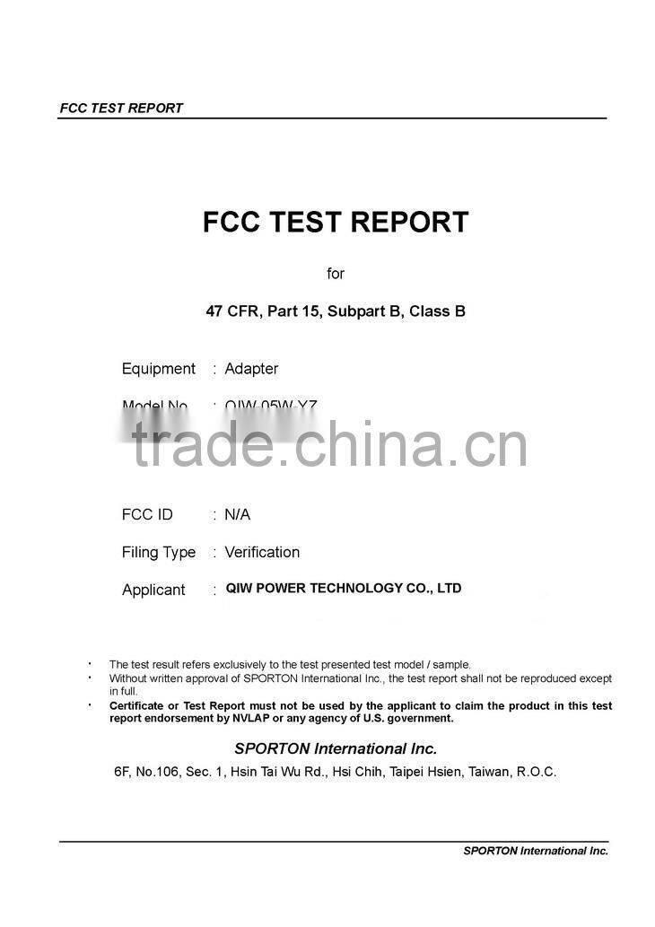 Battery Charger KTEC/GME 18W 9V 2A UL/cUL/PSE/FCC/CEC/BSMI/GS/CE/ERP/SAA/C-TICK/MEPS/CCC