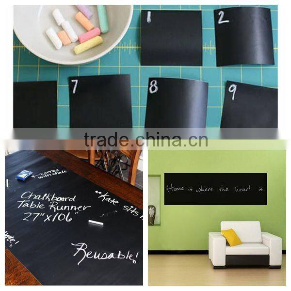 Classroom and office chalkboard roll 45*200cm perfrct for kids drawing and learning kitchen note OEM size and package wide used