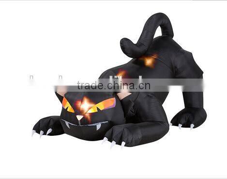 Giant Halloween Decoration Inflatable Cat