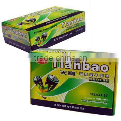 Professional r20 dry cell battery sizes