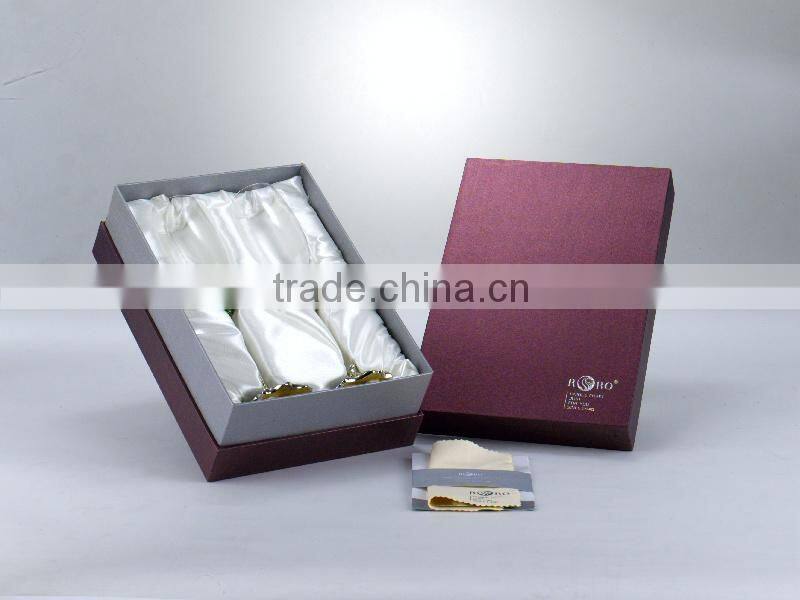 pewter design enamel color craft champagne glass