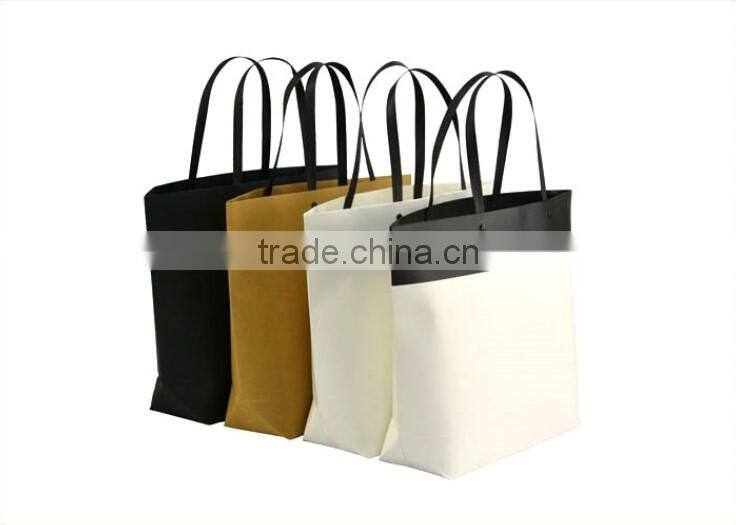 new desgin kraft paper black cardboard boat style paper bag