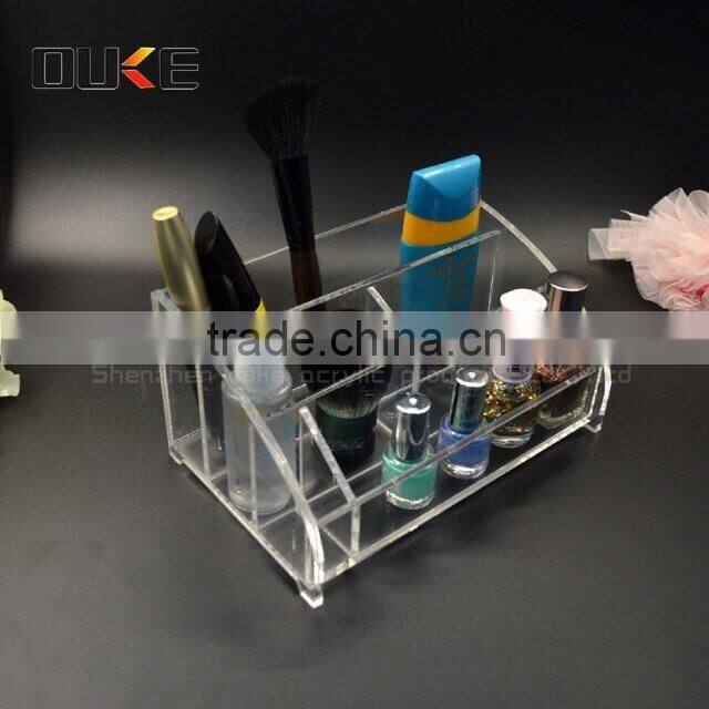 new arrival high transparent custom acrylic makeup organizer