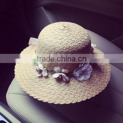 2016 fashion high quality farmers straw hats factory original selling beach hats wholesale straw cowboy hats