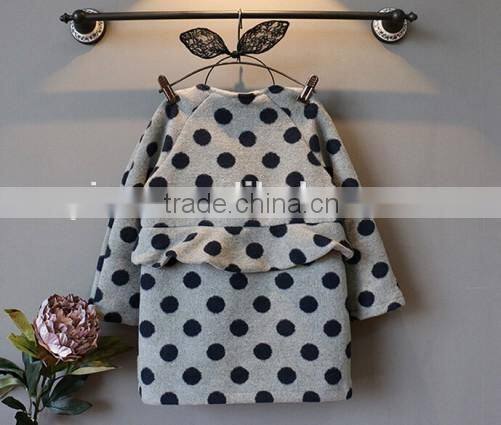 2015 New Arrived 1-6 Years Old Baby Girl Dress Autumn Hot Sale Woolen One Piece Baby Girls Dress Designs