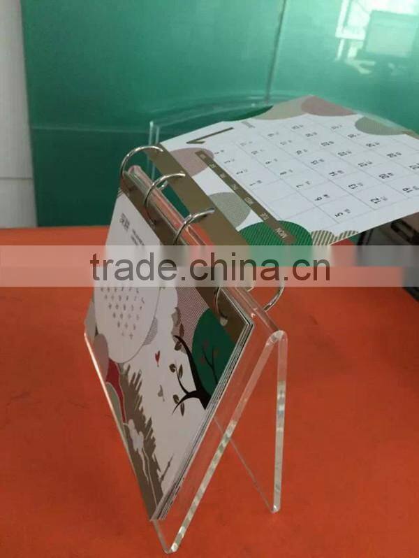 custom printed advent acrylic glass calendar