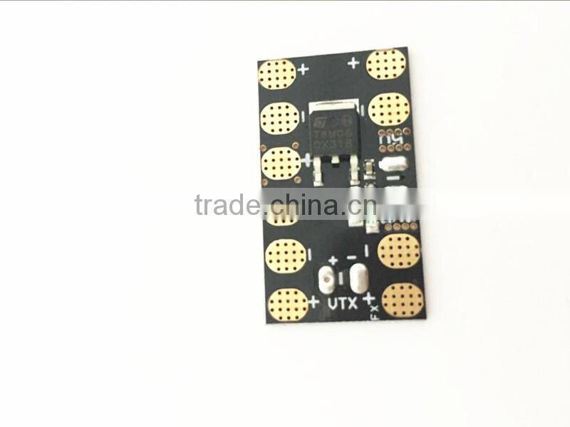 Mini ESC power distribution board with LED support 50A
