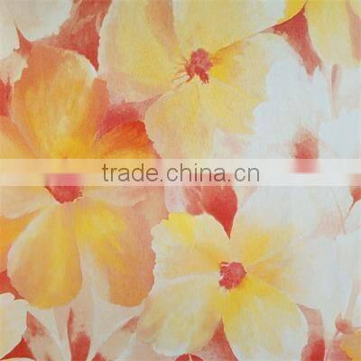 High quality beautiful flower thick vinyl wallpaper for sale