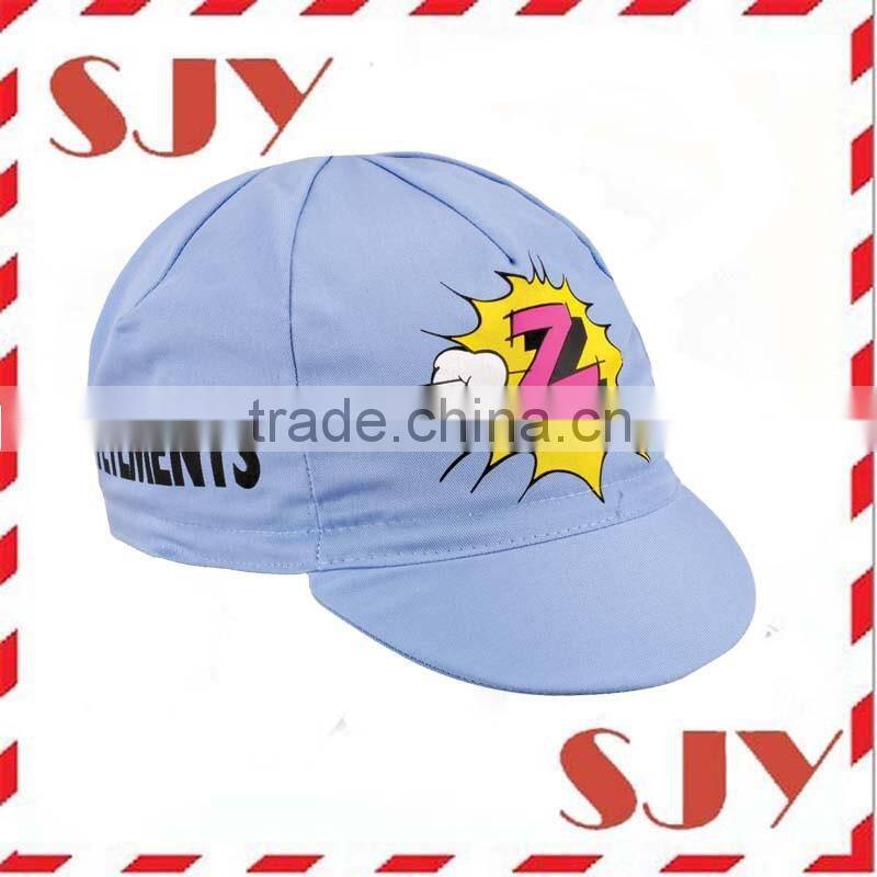 100%Polyester Custom Printing Quick-Dry Racing Bicycle Caps