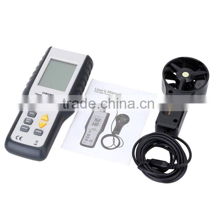 LCD Display anemometro thermal imager Thermo-Anemometer Infrared Thermometer termometro Wind Speed estacion meteorologica