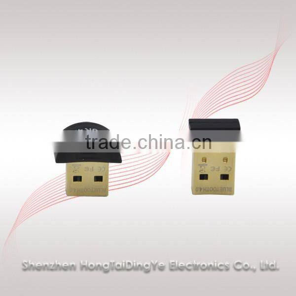 Mini USB Bluetooth V4.0 CSR Wireless Adapter Dongle Backward compatible with Bluetooth 4.0 LE/3.0+HS/2.1+EDR HT-D4M
