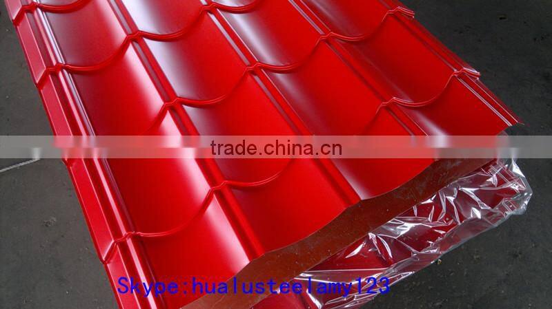 corrugated steel sheet building material
