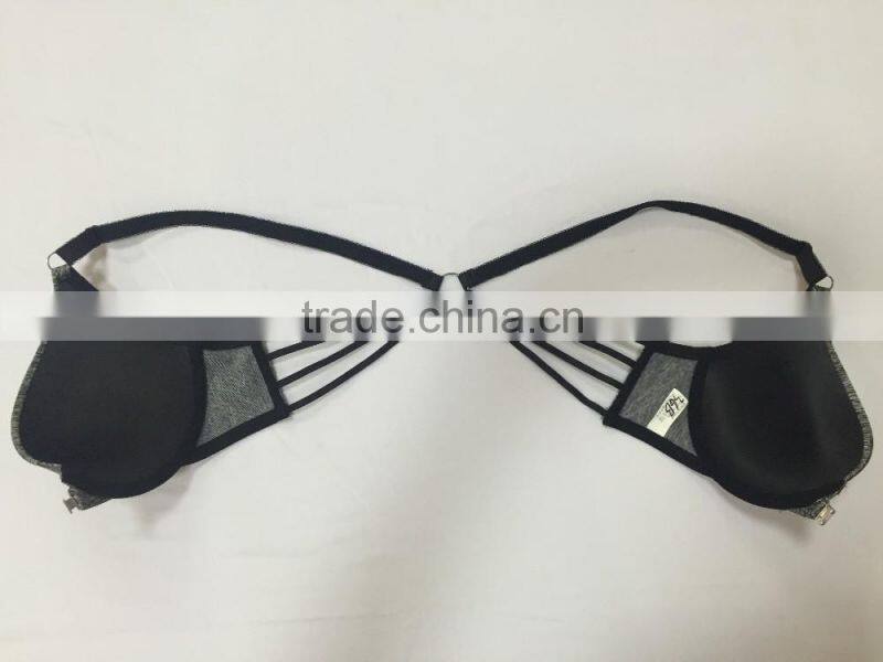 Sexy Women Lingerie Mix Color Braided Racer Back Front Closure Bra