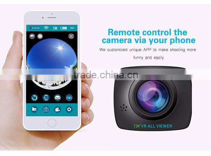 1080P camcorder support Android IOS 360 panorama camera