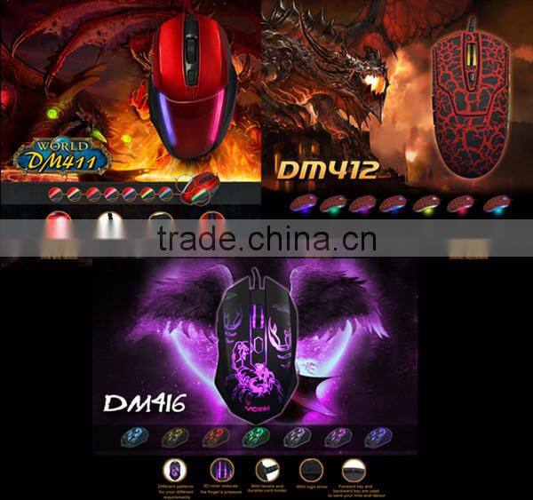 High dpi Gaming Mouse with Laser Light