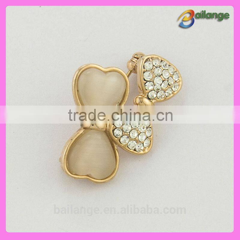2015 Beautiful initial rhinestone hat brooches for sale in guangzhou