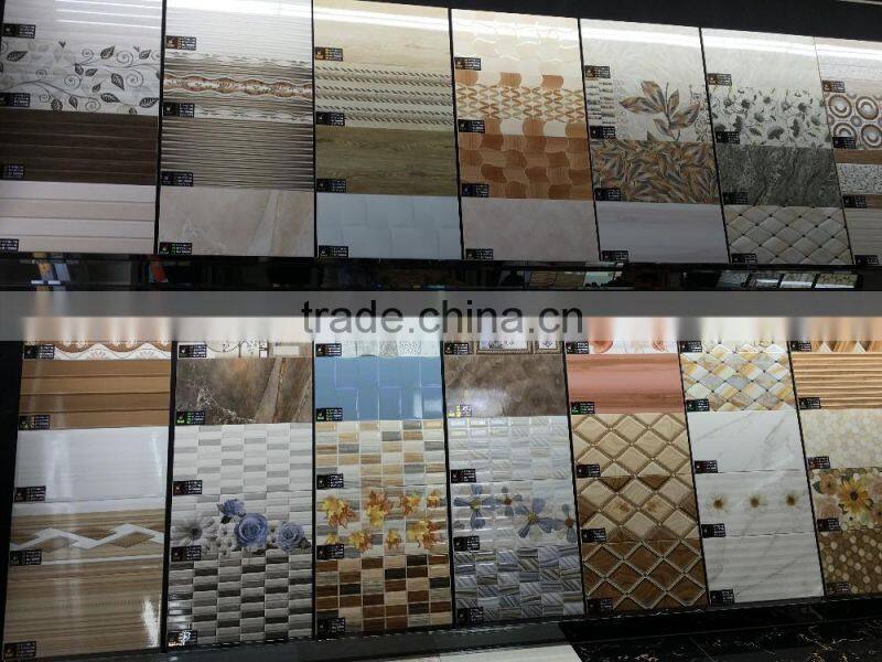 250X500 Fuzhou 3d digital bathroom kitchen design ceramic wall tile, floor tile