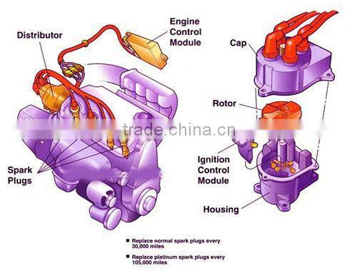 Ignition Distributor Assembly for Pontiac V8 350-455