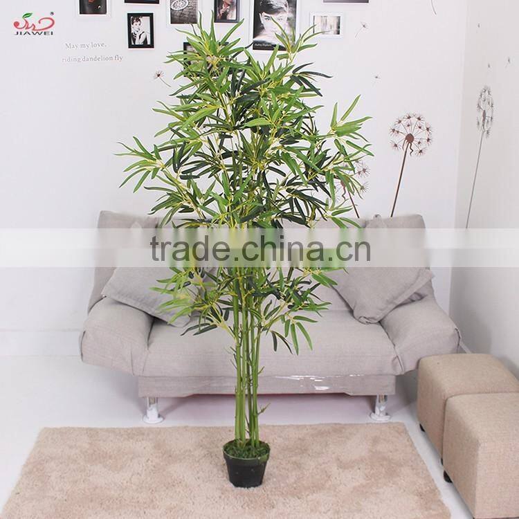 Cheap beautiful decorative plastic artificial tree bamboo leaves branches