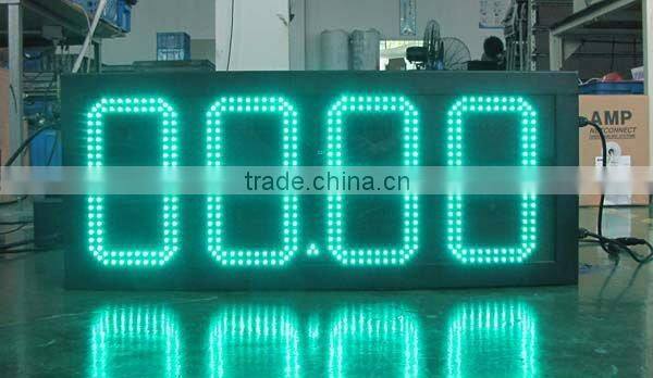 Sinoela Waterproof IP65 Digital Outdoor RF remote control 24'' Digital Red LED Time Temperature Display,led display for time