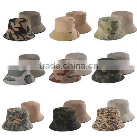 Hot selling camo two sides can wear bucket hat