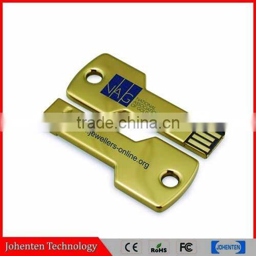 Promotional Gift USB key 4gb Metal custom logo usb flash drive 8GB full capacity pendriver