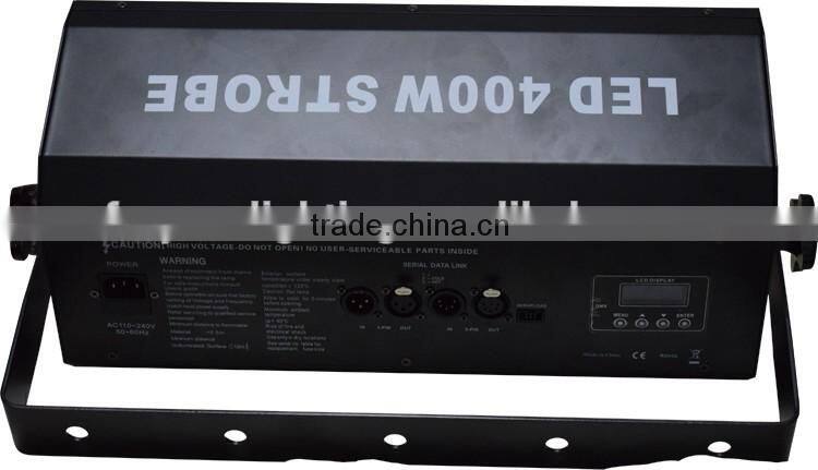 CE LVD EMC FCC Super Brightness 4pcs 100w White DMX512 400w LED Strobe