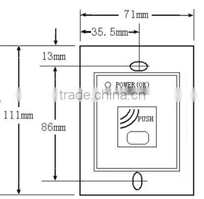 automatic door Infrared no contact sensor switch