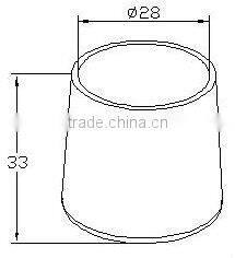 JY-1202A|PP material pipe rubber stopper|Chair feet legs tips cups|Foot cup holder