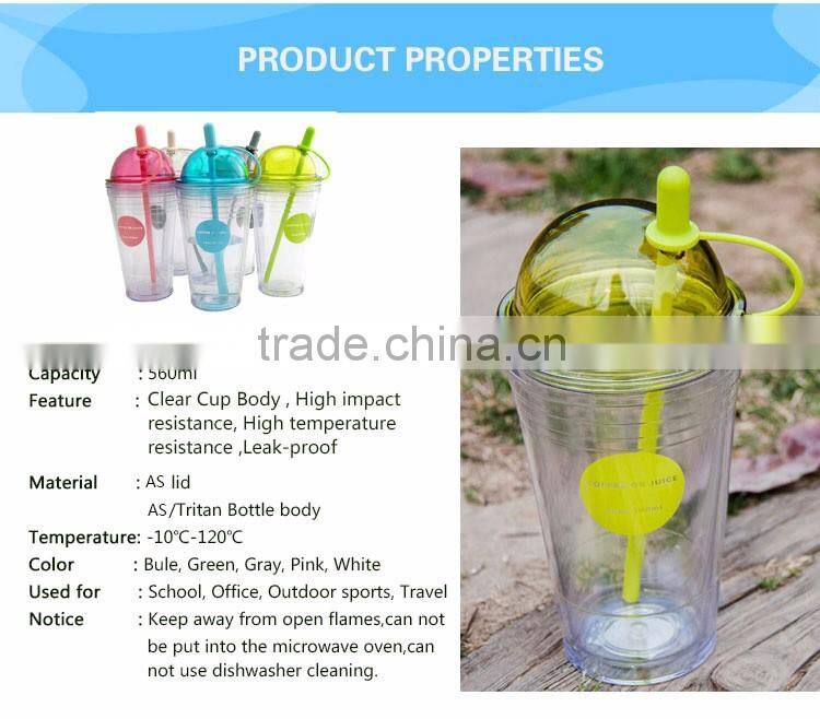 reusable sipping plastic juice souvenir small straw cups