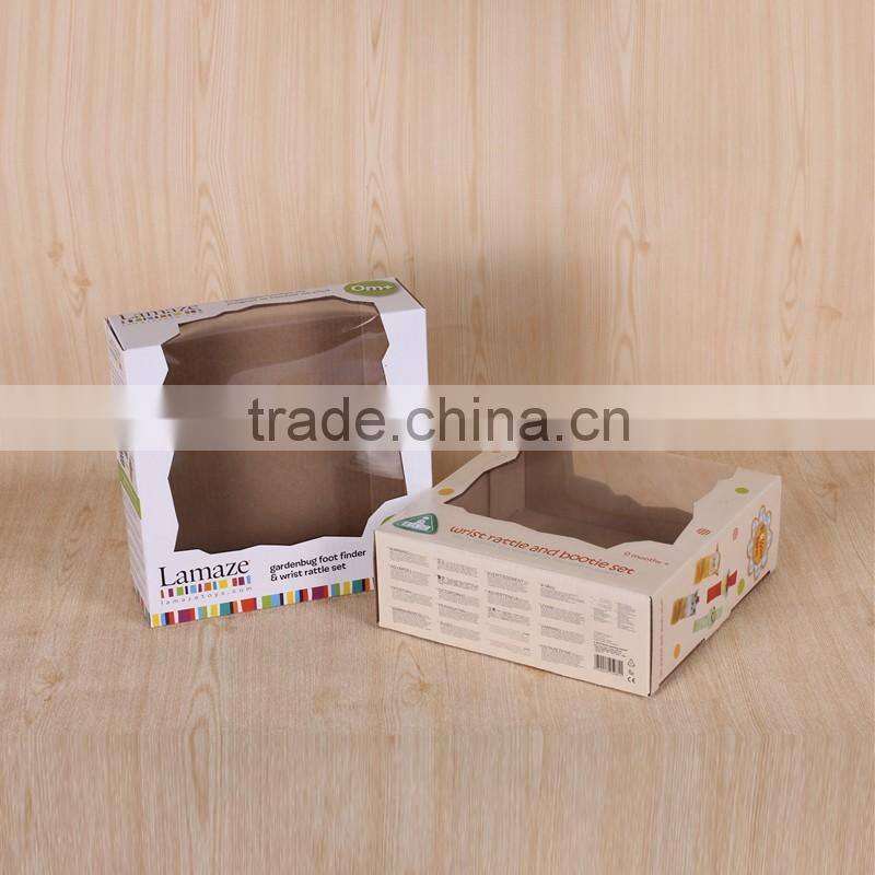Full-color offset printing corrugated toy box for children
