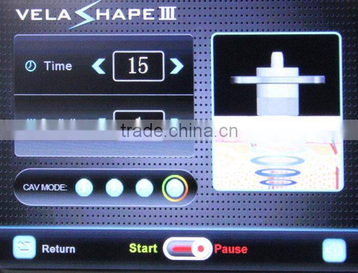 Modern salon cellulite reduction face lifting body skin tightening vella shape iii machine