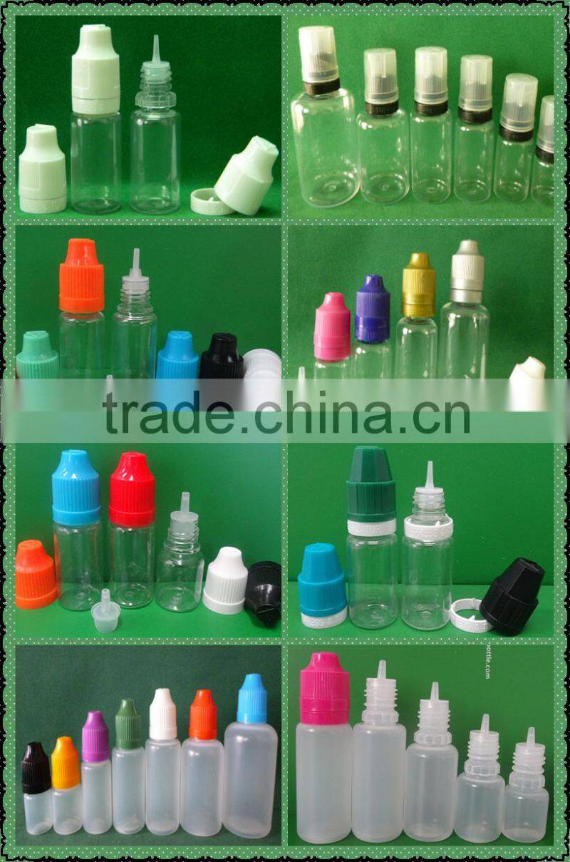 hot sale20ml 30ml e liquid oil bottle ldpe round bottle e cigarette bottle
