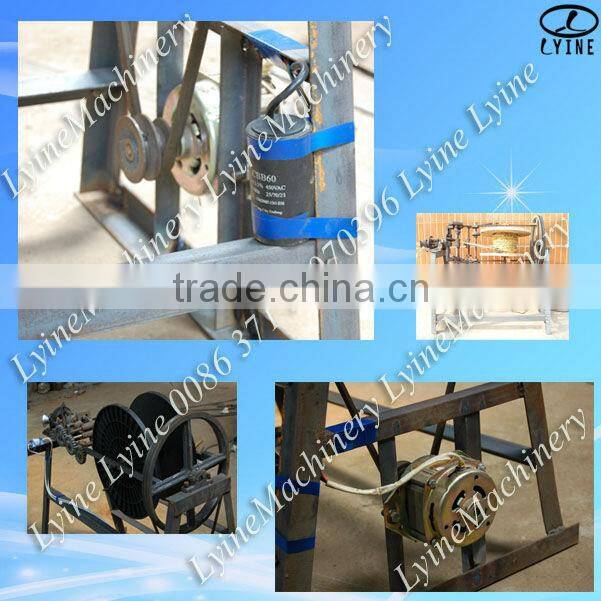 semi automatic 800m/h 3-25mm used for packing or protecting grass rope braiding machine