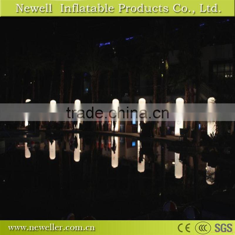 Super quality inflatable led light pillar For EVENT