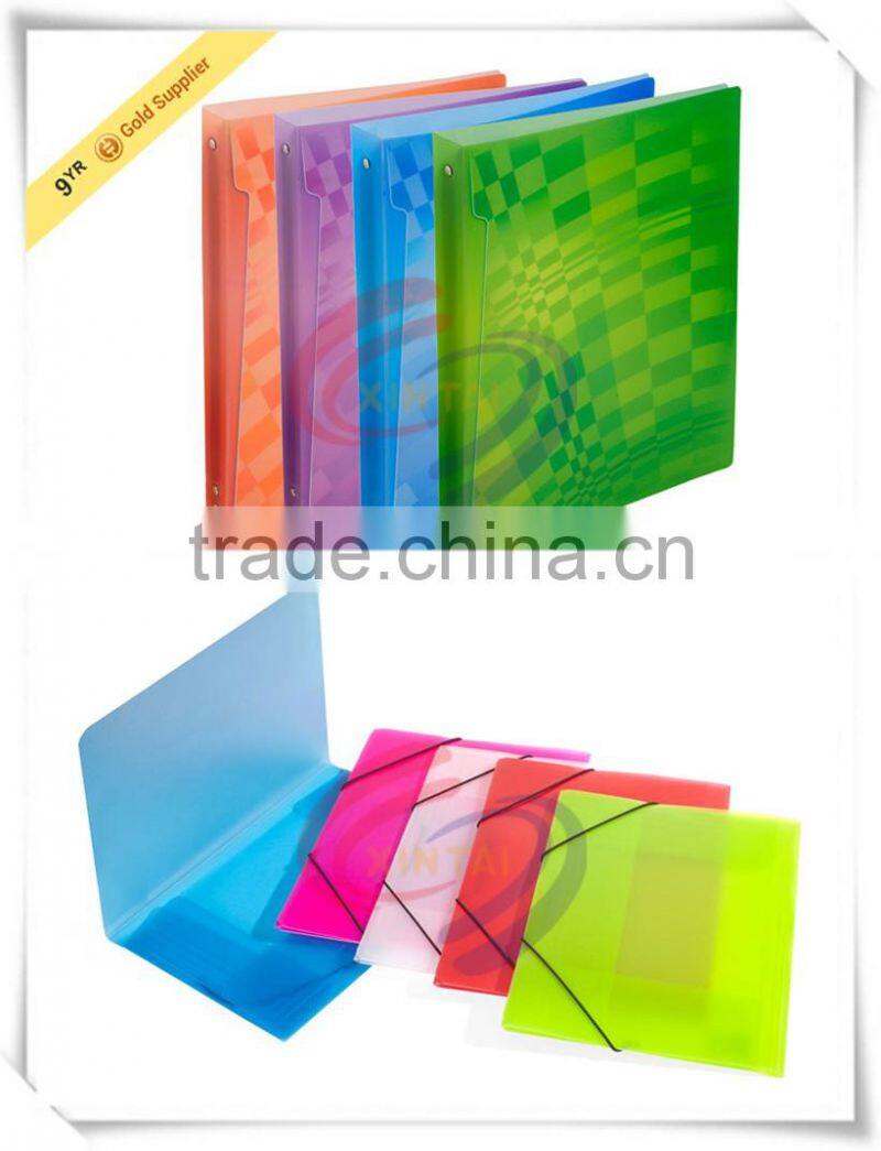 Business promtional products clear a4 plastic travel document folder